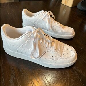 Nike court vision low sneakers , size 10
